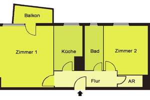 Kapitalanlage oder Eigennutzer - Zwei Zimmer in Britz – Die vollständige Adresse der Immobilie erhältst du vom Anbieter., 12359 Britz, Berlin – Vorschaubild 13