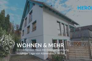 WOHNEN & MEHR – Freistehendes Haus mit Einliegerwohnung in ruhiger Lage von Allmersbach im Tal – Rems-Murr-Kreis – Vorschaubild 1
