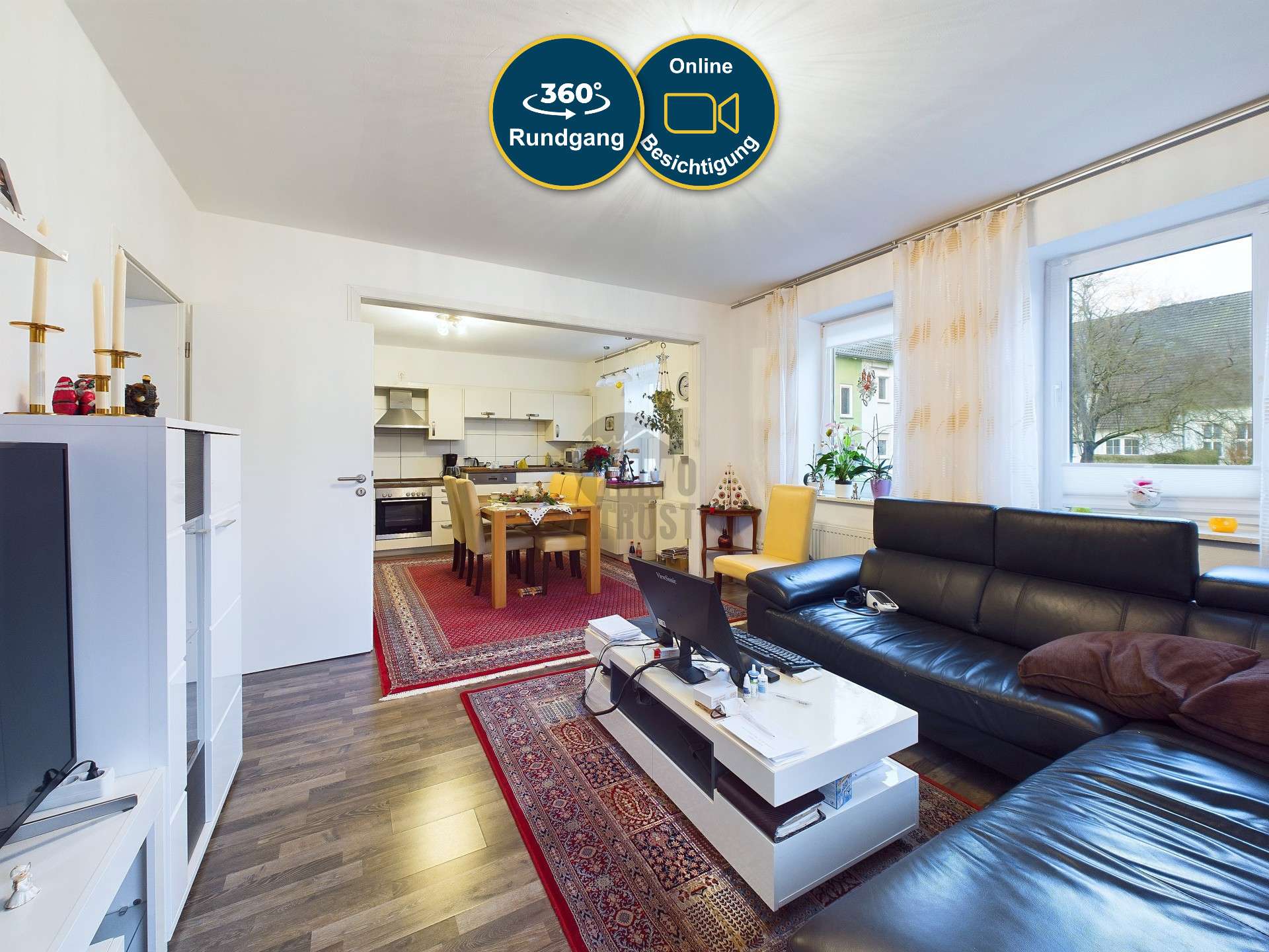 Immobilie in Sande - CHARMANTE EG-WOHNUNG MIT SONDERNUTZUNG FÜR TERRASSE & AUSGEBAUTEM DACHBODEN ALS RÜCKZUGSORT INKL BAD - Bild 3