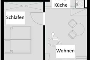 *Wohnen ohne Nebenkosten* Wohnung barrierefrei, EBK, Balkon/Terrasse 53qm – Hauptstraße 119, 89233 Neu-Ulm – Vorschaubild 6