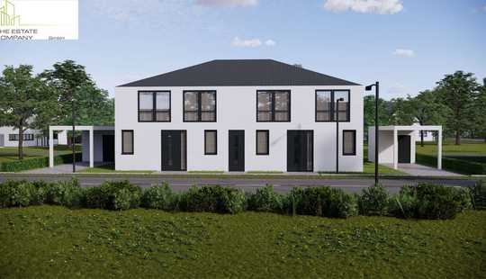 Bild von Moderner Neubau - Doppelhaushälfte mit Carport, Garten & großzügiger Dachterrasse