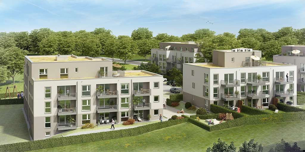 Mehr als Standard ! Wohlfühlambiente in Ihrer 3-Zimmer-Neubauwohnung mit Garten