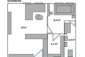 Moderne, vollmöblierte 2-Zi.-Wohnung – 800€ All-in Miete inkl. WLAN & Stellplatz – ab sofort – Die vollständige Adresse der Immobilie erhältst du vom Anbieter., 38442 Sülfeld, Wolfsburg – Vorschaubild 9