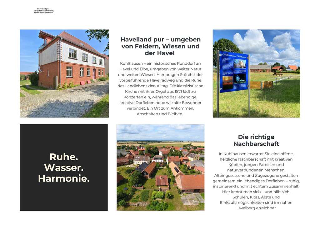 Immobilie in Havelberg - Historischer Hof, kernsaniert, mit ca. 300 m² Wohnfläche und traumhaftem Blick auf Havelwiesen - Bild 1