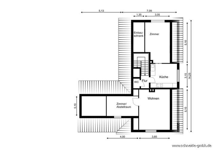 Grundriss Dachgeschoss