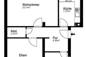 Provisionsfreie Eigentumswohnung mit Balkon zur Selbstnutzung – Am Hochkreuz 9a, 51149 Gremberghoven, Köln – Vorschaubild 2