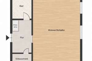 Vollständig neu möblierte 1-Zimmer-Wohnung auf Zeit in Augsburg-Innenstadt - ab sofort bezugsfrei. – Die vollständige Adresse der Immobilie erhältst du vom Anbieter., 86153 Bleich und Pfärrle, Augsburg – Vorschaubild 18