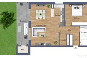 TERRASSE MIT KLASSE!
2 Zimmer – Kirschblütenweg 13, 40627 Unterbach, Düsseldorf – Vorschaubild 14
