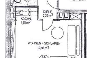 Helle 1-Zimmer Wohnung im 2. OG mit Aufzug in Pempelfort – 40479 Pempelfort, Düsseldorf – Vorschaubild 9