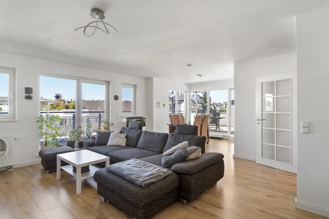Penthouse mit Skylineblick, Dachgarten und Aufzug direkt in die Wohnung - photo 3