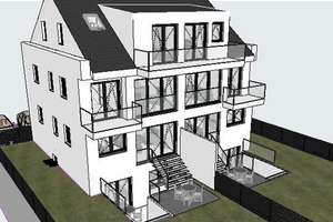 Neubau MFH A+, KFW 40, mit Grundstück, PV Anlage, Fußbodenheizung und Garage mit Grundstück – Drosselstraße 17, 40627 Vennhausen, Düsseldorf – Vorschaubild 1