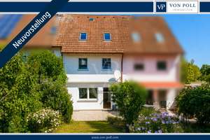VON POLL | Mehr Raum fürs Leben: Gepflegtes Reihenmittelhaus zwischen Stadtwald und Kanal