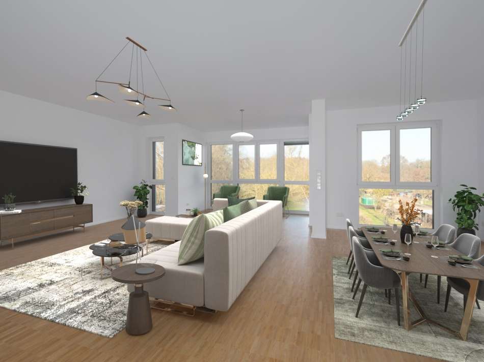 Visualisierung Wohn- und Esszi