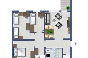 BN-Friesdorf. Erdgeschosswohnung. vermietete Kapitalanlage. Provisionsfrei – Die vollständige Adresse der Immobilie erhältst du vom Anbieter., 53175 Friesdorf, Bonn – Vorschaubild 2