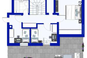 Außergewöhnliche Maisonette-Wohnung mit Balkon und Dachterrasse!  – Die vollständige Adresse der Immobilie erhältst du vom Anbieter., 81925 Oberföhring, München – Vorschaubild 33