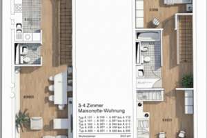 „Wie ein Haus“ in Top Lage: 92,5 m² Südbalkon, 2 Bäder, provisionsfrei – glockenstr 24, 40476 Derendorf, Düsseldorf – Vorschaubild 18