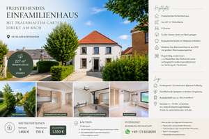 Freistehendes EFH mit 227 m² Wohnfläche und traumhaftem Garten direkt am Bach! – Schulstr. 6, 47627 Kevelaer – Vorschaubild 1