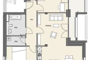3-Zimmer-Neubauwohnung in den Hellwinkelterrassen – Reislinger Straße 34 D, 34446 Hellwinkel, Wolfsburg – Vorschaubild 9