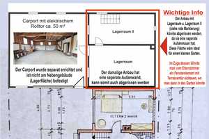 1-2 Fam.-Haus mit sehr gutem Raumangebot und Hof, Carport mit 50 m² und Gartenmöglichkeit – Südliche Weinstraße (Kreis) – Vorschaubild 5