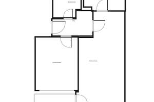 Kernsanierte 2-Zimmer-Wohnung mit Einbauküche und Wintergarten