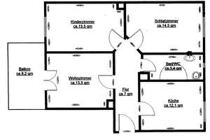 3-Zimmer-Etagenwohnung mit Balkon in Mannheim-Neckarau – Erbbaurecht bis 2050 – 68199 Neckarau, Mannheim – Vorschaubild 14