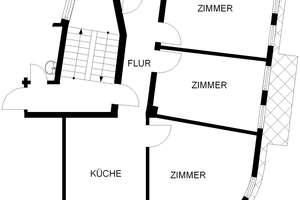 3 Zimmer mit Balkon in Hagen – Minervastr. 31, 58089 Wehringhausen, Hagen – Vorschaubild 2
