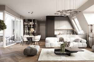 Neubau: Traumhafte 2-Zimmer-Penthouse-Wohnung mit Südloggia. Provisionsfrei vom Bauträger 