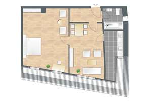 Super zentral: Frisch sanierte 2-Zimmer City-Wohnung mit moderner Ausstattung – Rommelspütt 9, 42105 Elberfeld, Wuppertal – Vorschaubild 11
