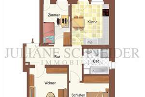 Moderne 3-Raum-Wohnung mit Tageslichtbad, großem Balkon & Stellplatz im Leipziger Süden – Die vollständige Adresse der Immobilie erhältst du vom Anbieter., 4279 Dölitz-Dösen, Leipzig – Vorschaubild 19