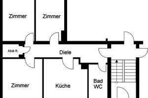 Gemütliche 3-Zimmer-Wohnung mit Loggia in beliebter Lage von Köln-Poll – Im Mittelfeld 27, 51105 Poll, Köln – Vorschaubild 2