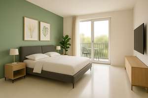 WE 46: Eberswalde: ERSTBEZUG im LUXUS Neubau: 1-Zi mit 23m² MIT BALKON ab 2028 BEZUGSBEREIT – Die vollständige Adresse der Immobilie erhältst du vom Anbieter., 16225 Eberswalde – Vorschaubild 22
