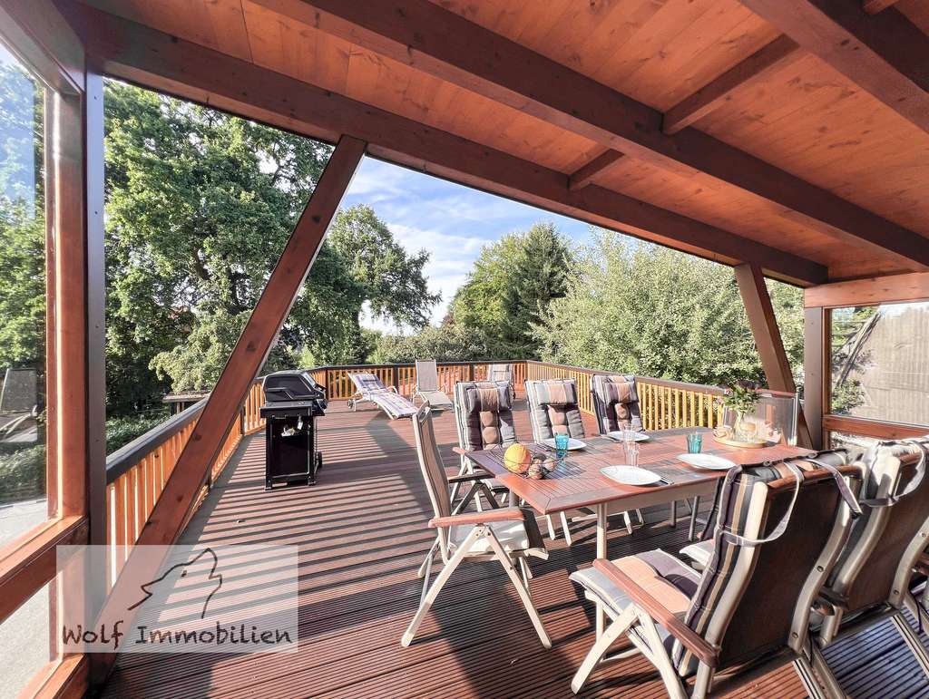 Immobilie in Schiffdorf - Pferde-Ranch mit 2 Wohnungen, Pferdestall und 1 ha Weide mit Offenstall in ruhiger Dorfrand-Lage - Bild 2