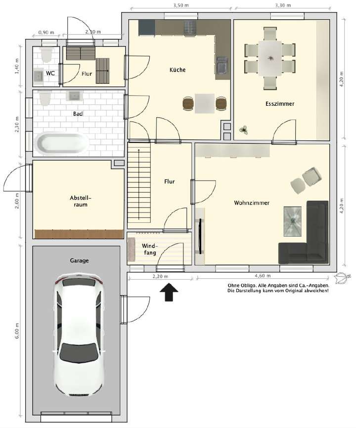 Grundriss Erdgeschoss