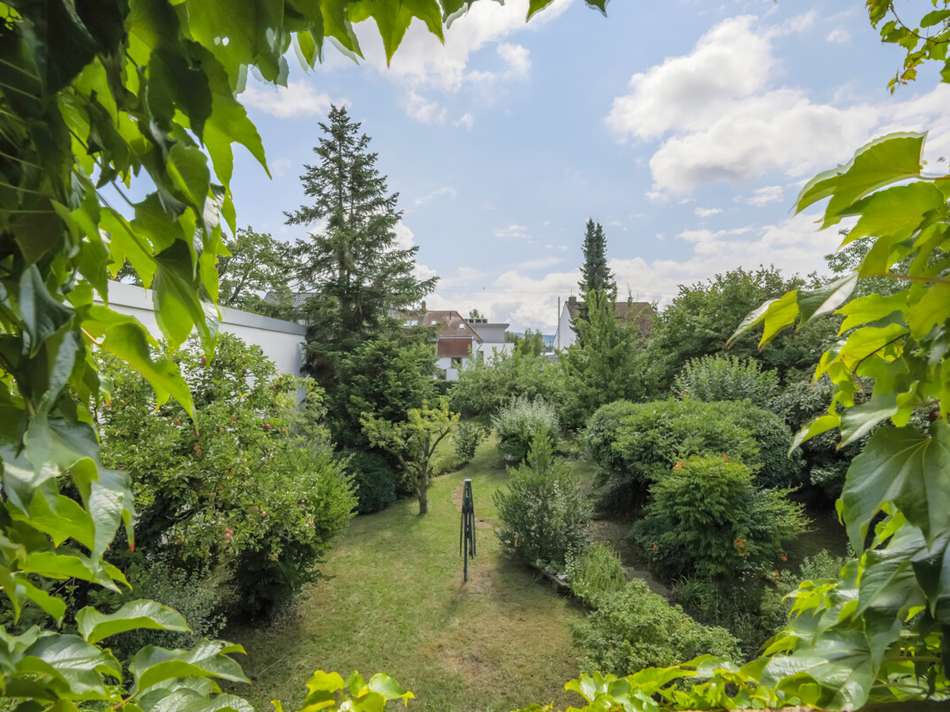 Ausblick OG auf Garten