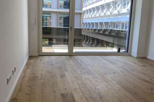 *AQA Zollhafen* // 1-Zimmer Wohnung mit Balkon und Blick auf das Hafenbecken – Rotterdamer Platz 14-20, 55120 Neustadt, Mainz – Vorschaubild 1