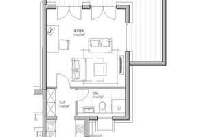 Neuwertige, hochwertig ausgestattete 1 1/2 Zimmerwohnung mit Terrasse und Gartenzugang – 60388 Bergen-Enkheim, Frankfurt am Main – Vorschaubild 8