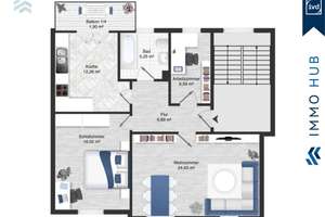 ++ Balkon, Badezimmer mit Fenster, Denkmalschutz! Charmante 3-Zimmer Wohnung im Leipziger Osten ++ – Die vollständige Adresse der Immobilie erhältst du vom Anbieter., 4319 Engelsdorf, Leipzig – Vorschaubild 16