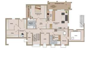 Charmantes Haus mit guter Bausubstanz und Fernblick – inkl. Einliegerwohnung in Glattbach – Die vollständige Adresse der Immobilie erhältst du vom Anbieter., 63864 Glattbach – Vorschaubild 21