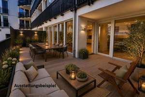 2-Zimmerwohnung mit großer Terrasse mit hippen Mitte