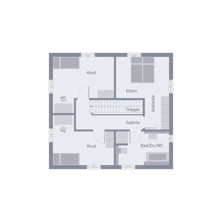 Grundriss Obergeschoss