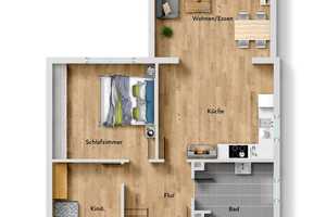 Leverkusen-Küppersteg: Freistehendes und modernisiertes 1- bis 2-Familienhaus sucht neue Bewohner! – Leverkusen – Vorschaubild 18