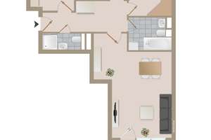 Helle 3-Zimmer-Wohnung mit ruhigem Südgarten im beliebten Sachsenhausen – 60594 Sachsenhausen-Nord, Frankfurt am Main – Vorschaubild 17