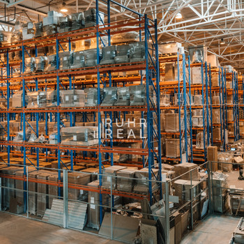 Regalierte Hallenfläche | sofort verfügbar | RUHR REAL 