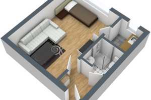 Möbliertes sonniges 1-Zimmer-Apartment in Stuttgart-Möhringen mit EBK – Sigmaringer Str. 68, 70567 Stuttgart – Vorschaubild 13