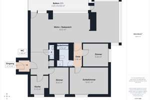 Komfort Wohnung mit 4-Zimmern Nbg.-Wöhrder See  CK 4702 – Die vollständige Adresse der Immobilie erhältst du vom Anbieter., 90402 Tullnau, Nürnberg – Vorschaubild 15