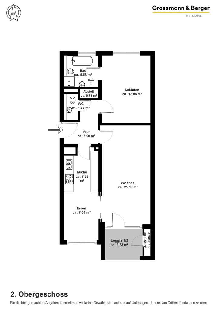 Grundriss 2. Obergeschoss