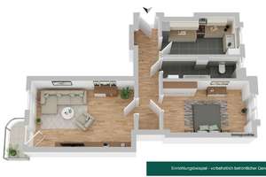 Bezugsfreie 2-Zimmerwohnung 
mit Balkon in begehrter 
Prenzlauer Berg Lage – Die vollständige Adresse der Immobilie erhältst du vom Anbieter., 10439 Prenzlauer Berg, Berlin – Vorschaubild 3