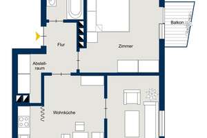 Rarität 2,5-Zimmer-Wohnung mit Balkon in der Maxvorstadt – Die vollständige Adresse der Immobilie erhältst du vom Anbieter., 80333 Augustenstraße, München – Vorschaubild 2