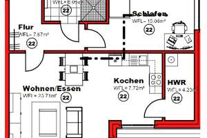 Moderne 2-Zimmer-Wohnung mit Balkon und heller Atmosphäre – Die vollständige Adresse der Immobilie erhältst du vom Anbieter., 26133 Osternburg, Oldenburg (Oldenburg) – Vorschaubild 8