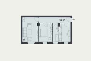 2-Zimmer-Wohnung mit durchdachtem Grundriss im 3. OG – Eigennutzung oder Kapitalanlage möglich! – Kurfürstenstraße 55, 12105 Mariendorf, Berlin – Vorschaubild 2